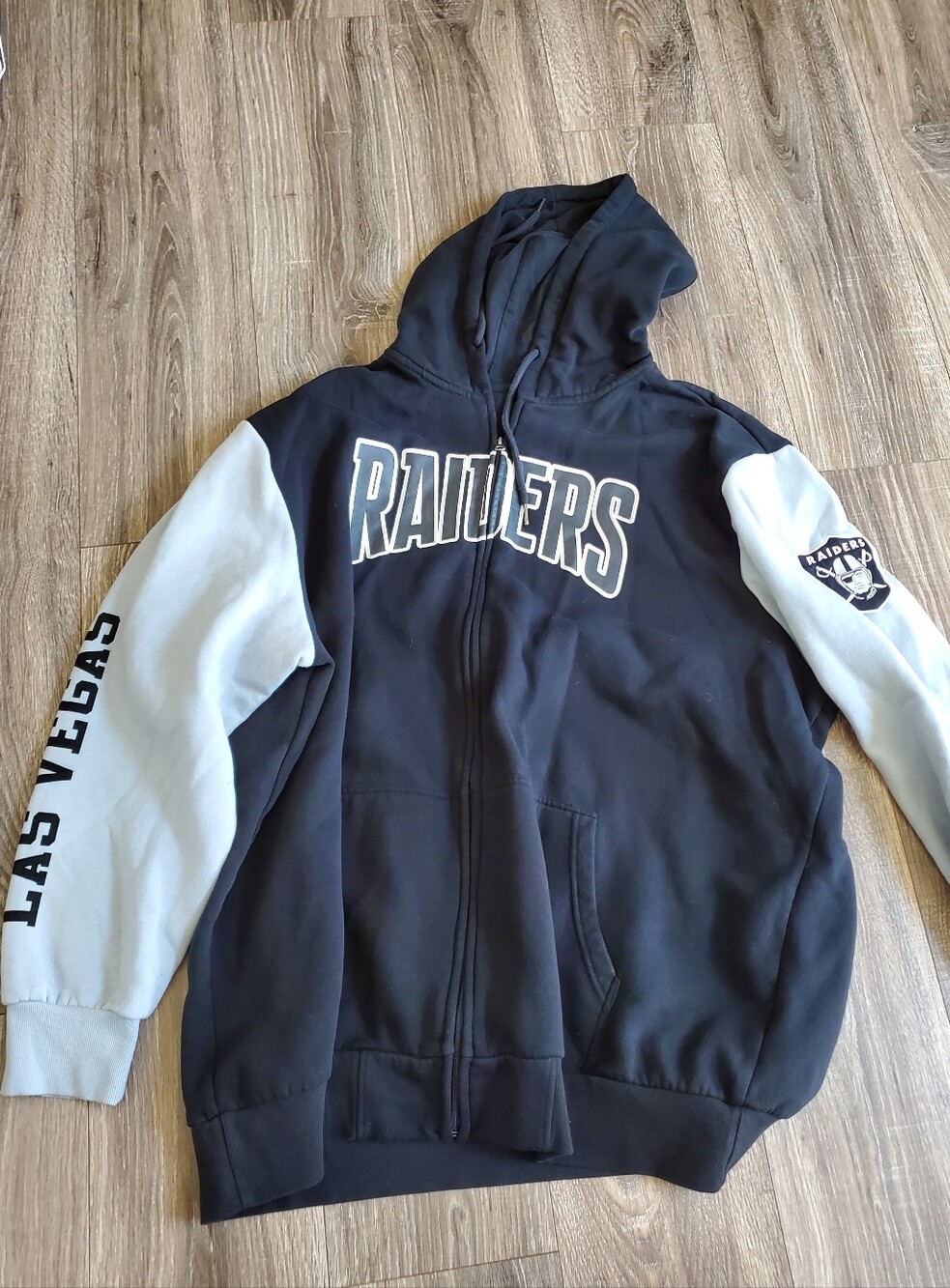 NFL Las Vegas Raiders Zip Up Hoodie Size 4xl